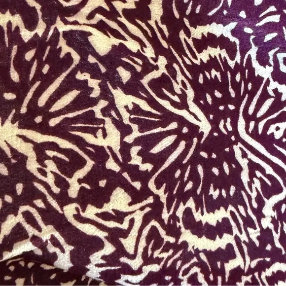 BA+SH Lenny midi-skirt asymmetrical abstract floral print MEDIUM  NWT - Picture 5 of 14